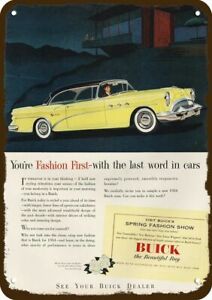 1955 BUICK ROADMASTER V-8 CAR Vintage Look DECORATIVE METAL SIGN IT THRILLS YO