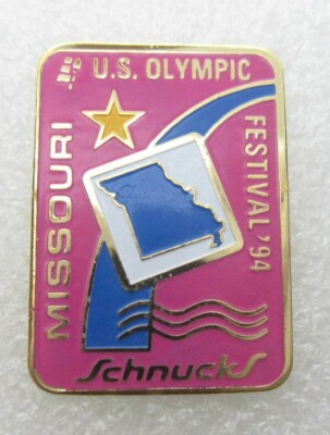1994 US Olympic Festival Missouri Schnuck Lapel Pin (B697)