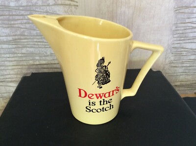 DEWAR'S IS THE SCOTCH - DEWAR'S WHISKYKRUG (CREME MIT PIPER-LOGO) PORTOFREI UK