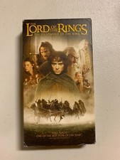 The lord of the rings the fellowship of the ring Shelf184 VHS TAPE 