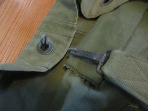 Original Vintage Vietnam War Soldier Duffle Bag Pack Canvas Military - Picture 4 of 7