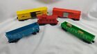 Lionel O Scale Lot of Car Trains Hopper, Gondola, Caboose, Box Car, Cattle Car