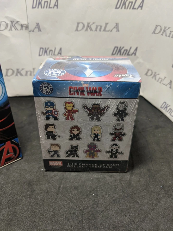 Funko Capitán América Civil War Bobble-Head Mystery Minis CAJA CIEGA con BONO Foto 4 de 4