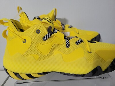 Adidas HARDEN Vol. 6 Impact Yellow Black Basketball Shoes GV9586 700 Size 10 Adidas HARDEN Vol. 6 Impact Yellow Black Basketball Shoes  main image 2