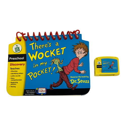 Leap Frog My First LeapPad Theres a Wocket in my Pocket Book & Cartridge - Picture 2 of 2