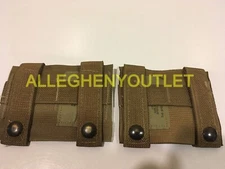 QTY 2 K BAR KA BAR MOLLE PALS Knife Adapter Coyote USMC USGI US Military MINT