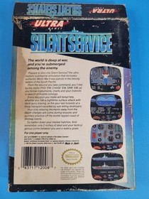 Silent Service NES (1989) con scatola, gioco, schiuma e custodia Nintendo
