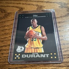 Topps 2007-08 Topps Kevin Durant Rookie Card #112 Seattle SuperSonics. rookie card picture