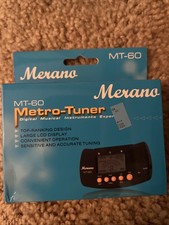 Metro Tuner Merano MT-60 Metronome  Tuning Modes LCD Display New