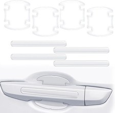 3D Transparent Car Door Handle Scratch Protector, Universal Waterproof Anti-Scra
