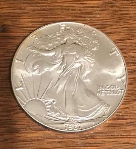 1987 American Silver Eagle 1 Oz. Fine Silver