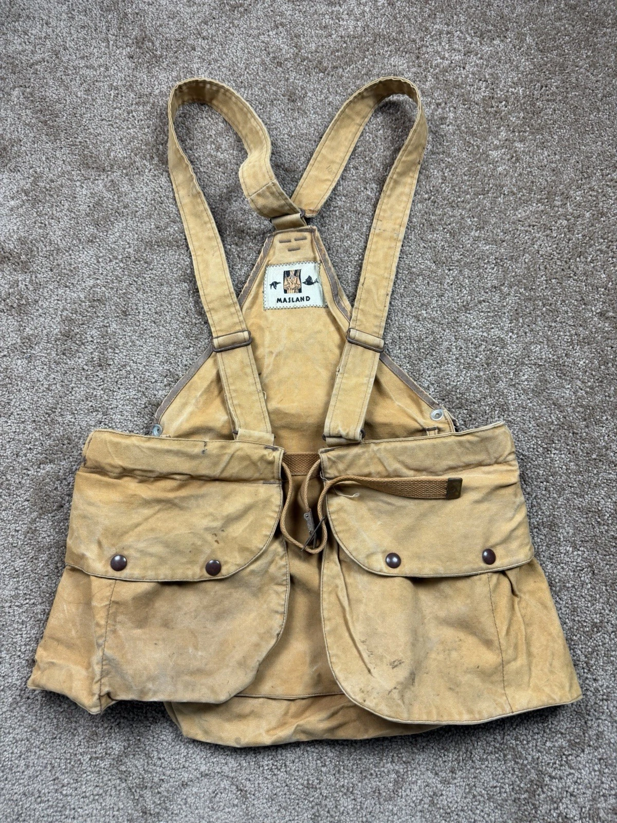 Vintage Masland Fishing Hunting Game Vest 1940s 1950s Outerwear Men’s
Opens in a new window or tab