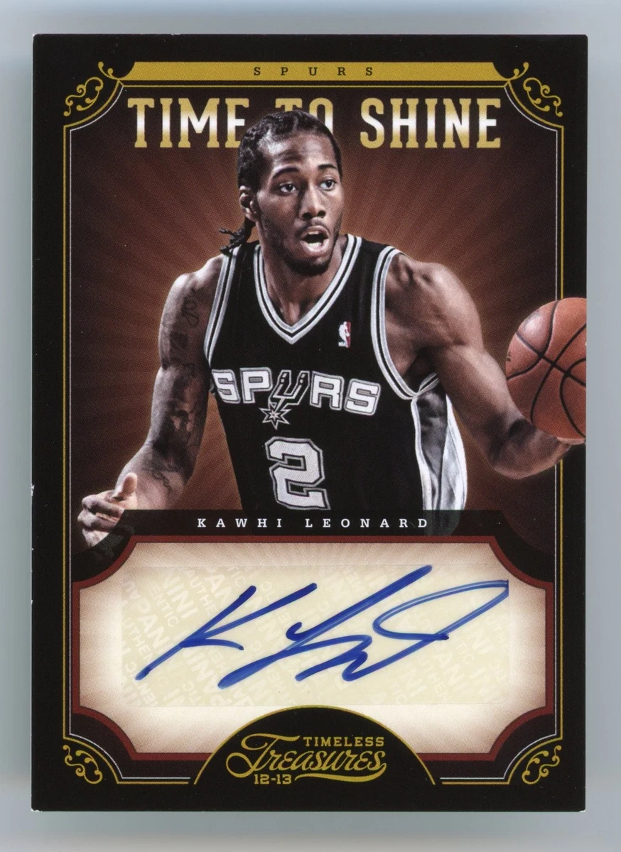 PANINI カワイ•レナード　サイン入りルーキーカード Panini Kawhi Leonard Basketball Autographed Sports Trading Cards