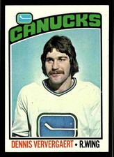 1976-77 Topps Dennis Ververgaert #175 - Vancouver Canucks
