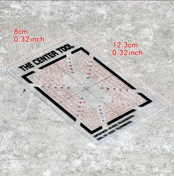 TCG Card Grading Centering Tool Pokémon, Sports, Disney, YuGiOh PSA Center Grade - Image 2 of 3