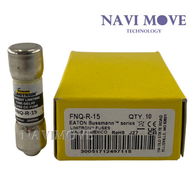 10PCS New Genuine BUSSMANN FNQ-R-15 15A 600V Time Delay Fuse Shipped From US