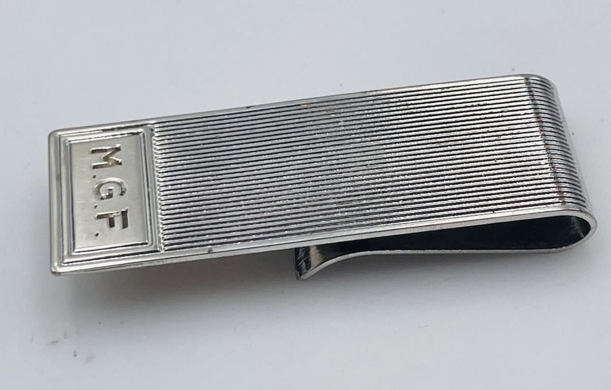 Cartier Vintage Sterling Silver Grooved Ribbed Money Clip | eBay
