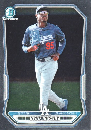 2026 Bowman Chrome Prospect Josue De Paula [Wave Refractor] #BCP-83 card