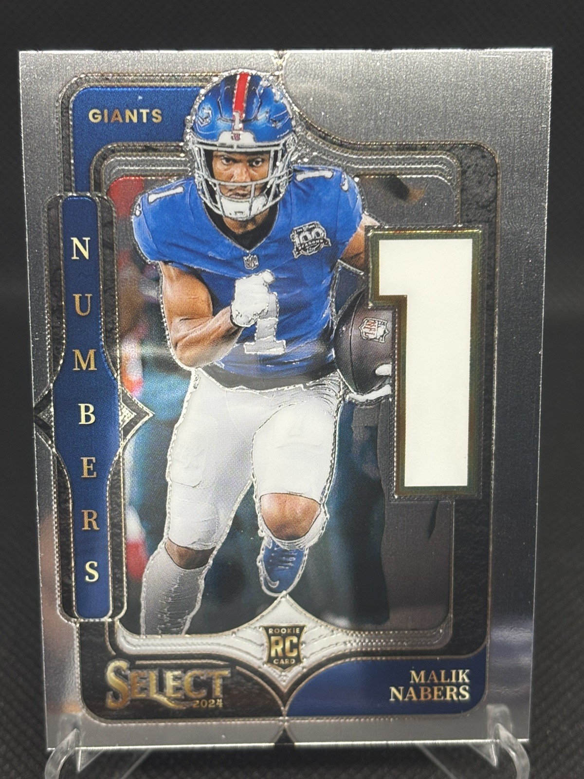 2024 Panini Select - Select Numbers Malik Nabers #5 (RC)