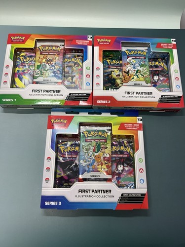 First Partners Pokemon Boxes Series 1, 2 & 3 Collections Sealed! | eBay