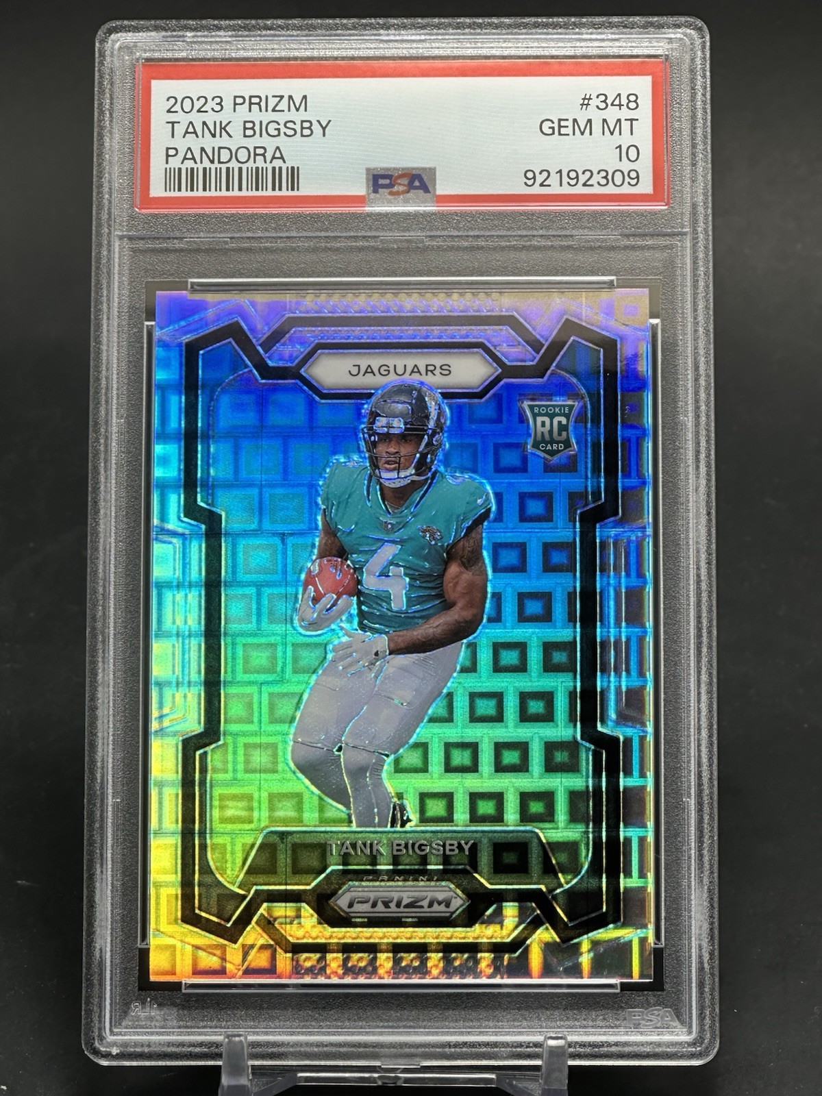 2023 Prizm Pandora /400 Tank Bigsby RC #348 Jacksonville Jaguars PSA 10