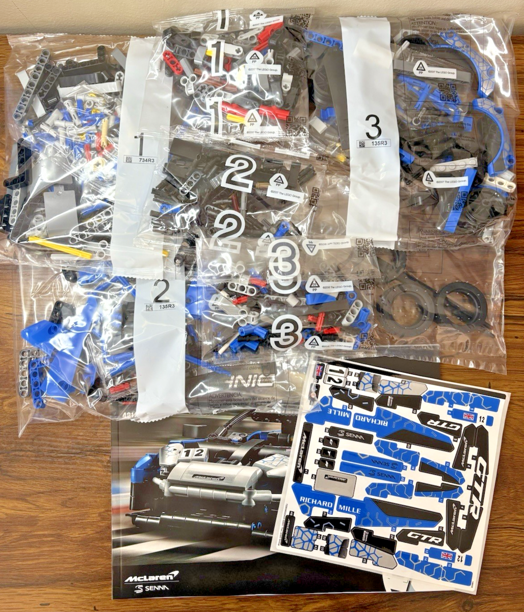 LEGO TECHNIC: McLaren Senna GTR (42123) - Sealed Bags, No Box | eBay