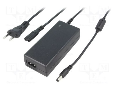 72W 12VDC 90÷264VAC 6A Aus: 5,5/2,1 0÷40°C Netzteil: Impuls