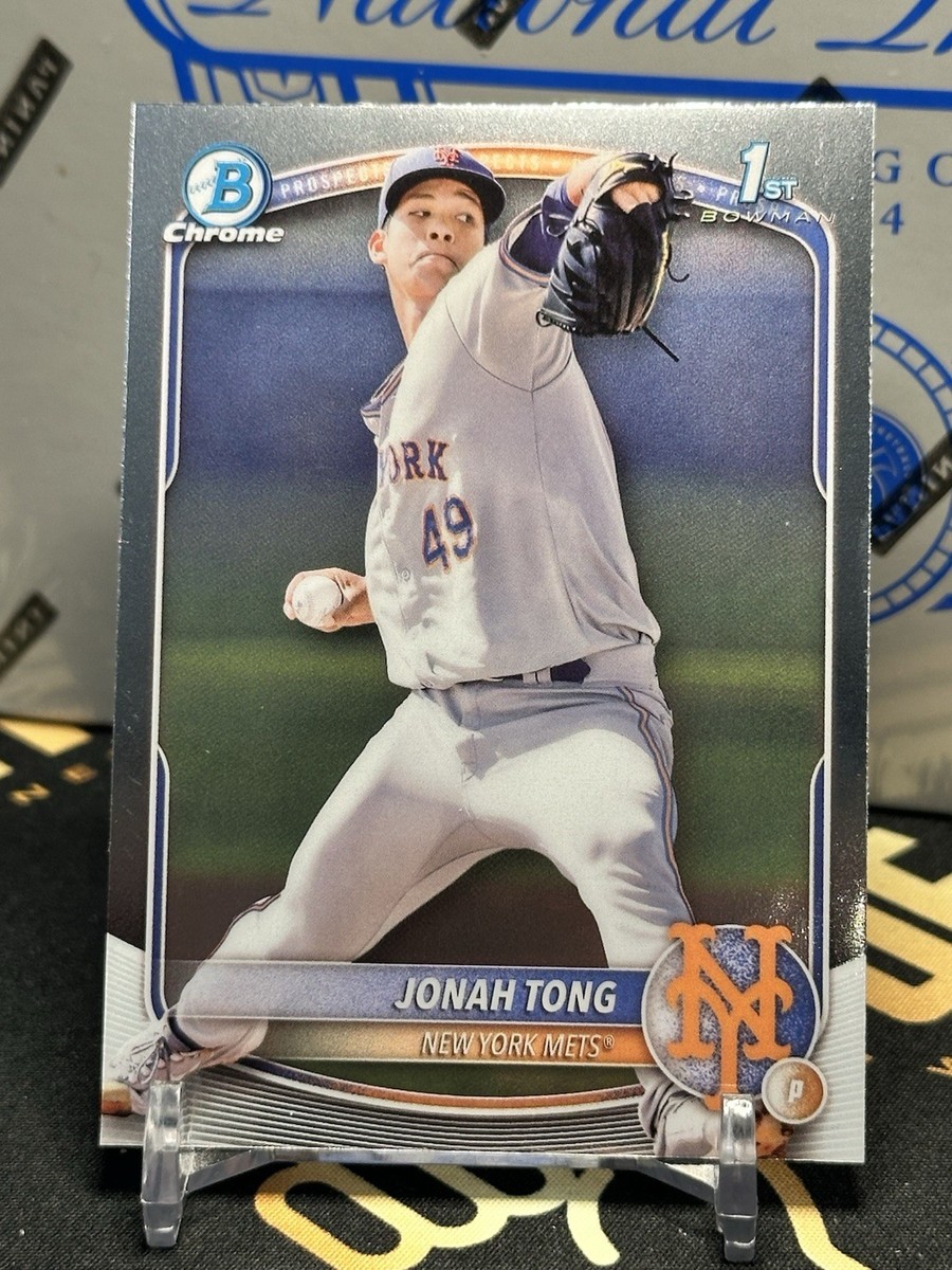 2025 Bowman Jonah Tong 1st Bowman Chrome Prospect #BCP-105