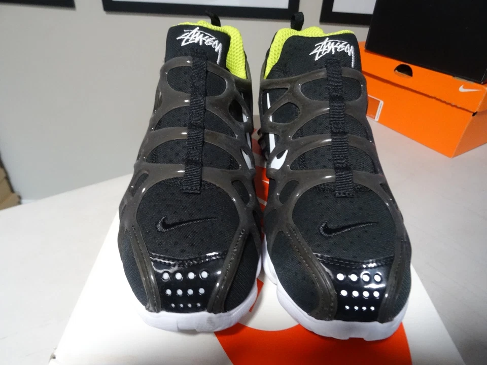 NEW DS - STUSSY X Nike AIR KUKINI SPIRIDON CAGE 2 BLACK SZ 10.5 MENS CJ9918 001 - Image 3 of 4
