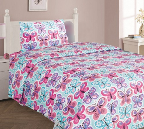 NEW 3/4PC BED SHEET SET BEDROOM FITTED FLAT PILLOWCASES KIDS DESIGNS TWIN FULL - Picture 8 of 78
