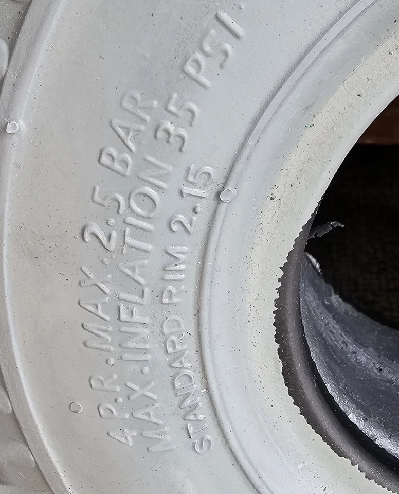 3.00-4 Primo Power Trax Foam-Filled Mobility Tire C248 Tread 2.75" Bead Width - Image 4 of 4