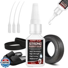 Rubber Glue, 30g Super Glue for Rubber, Tires, Seals, Gaskets, Sh