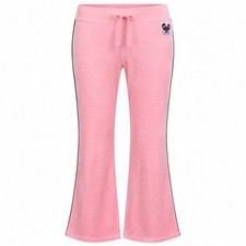 Juicy Couture Velour Flare Pants Pink XL NWT Drawstring Y2K Lounge