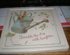Marjolein Bastin "Sprinkle the Day With Laughter" Wall Tile