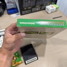 Intellivision Motocross Complete w/ Original Box Game Manual & Overlays CIB