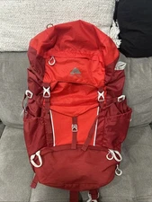 Ozark Trail 47 L Hydration Compatible Hiking Backpack In Red. Brand New No Tag