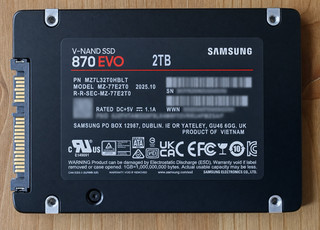 Samsung 870 EVO 2 TB SATA SSD