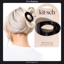 Kitsch Medium Flat Claw Clip Black Hair Accessory for All Hair Types
