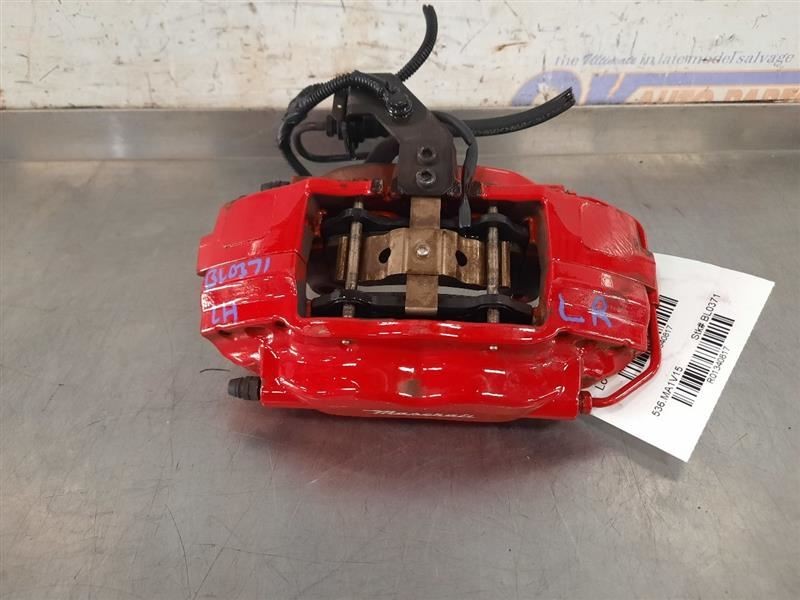 15 2015 MASERATI GHIBLI Q4 OEM DRIVER LEFT REAR BRAKE CALIPER RED 