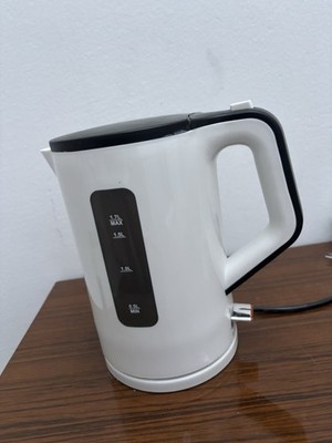 IDEEN WELT KEC3076-GS Wasserkocher 1,7 L 1850-2200 W Weiß/Schwarz