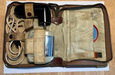 Original DDR Rasierer Trockenrasier bebo sher mit Etui Reisetasche