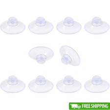 10 Pack Glass Table Suction Cups PVC Anti-Collision Desk Pads Clear Suckers New