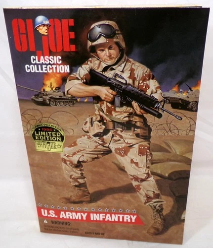 1996 GI Joe Classic Collection U.S. Army Infantry 12" Caucasian Figure New
