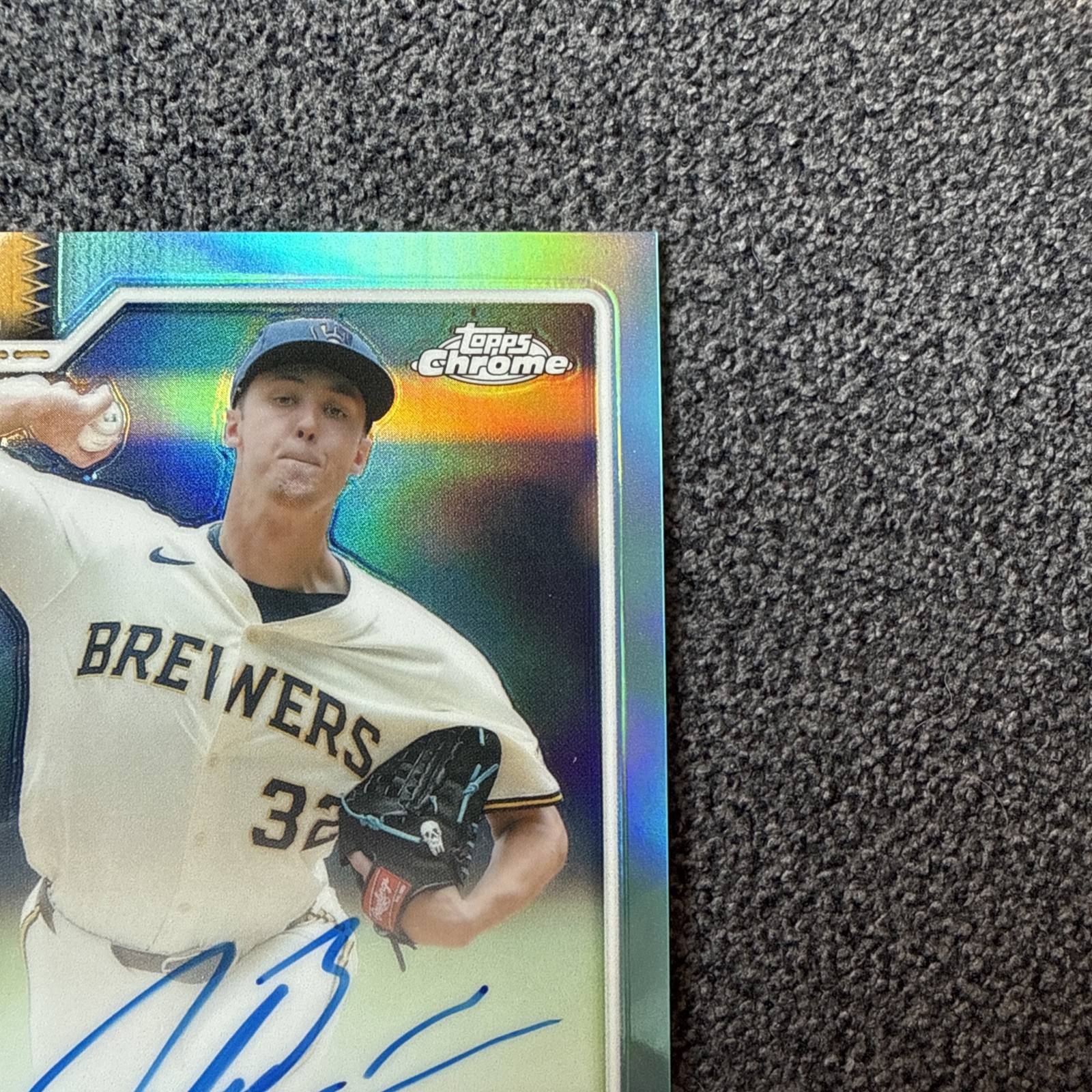 2026 Topps Chrome Baseball Jacob Misiorowski Auto /199 RC view 4