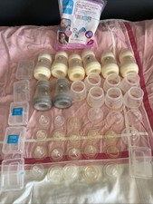 MAM Easy Start Anti-Colic Bottles 4.5 6 oz Bottles Caps nipple pacifier case LOT