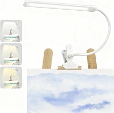 Clip-on LED Easel Lamp for Artists Painting, 3 Color Modes Dimmable Desk Lamp w