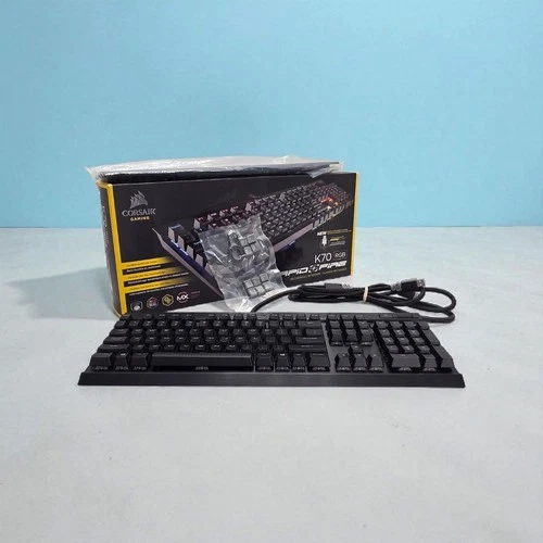 CORSAIR K70 RGB Rapidfire Cherry MX Speed Mechanical Gaming Keyboard