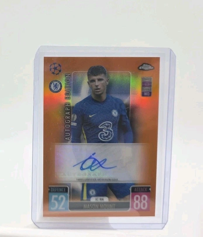 2021-22 Topps Chrome Match Attax UCL Soccer Trading Cards for sale