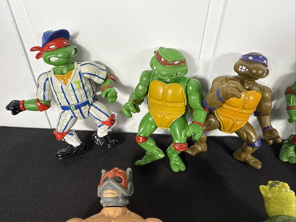 Action Figure Lot Teenage Mutant Ninja Turtle He-Man Marvel Foto 2 de 4
