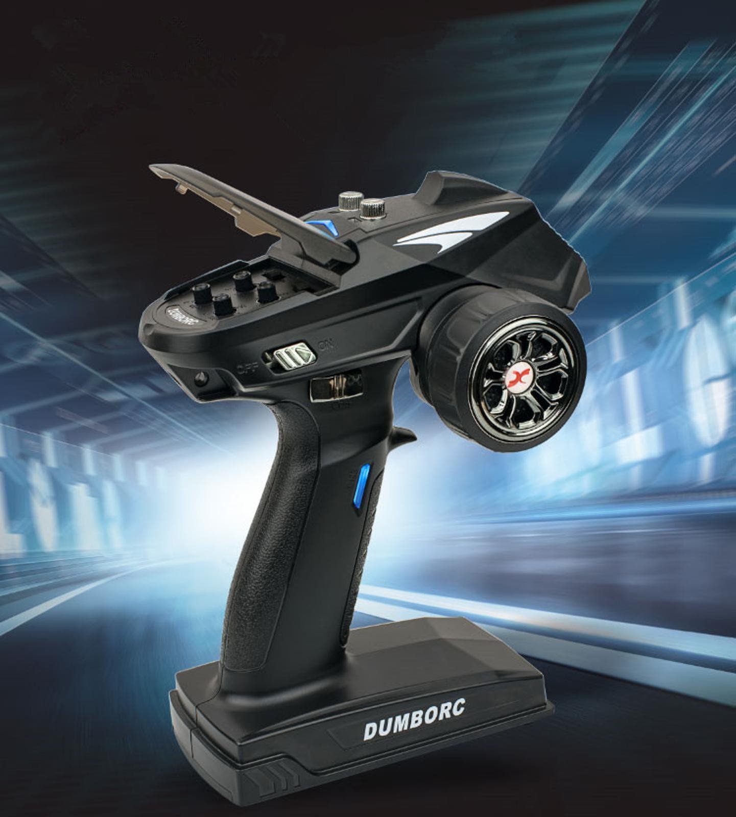 RC Car Tank 6-Channel 2.4G Transmitter With X6FG Receiver DUMBORC-X6